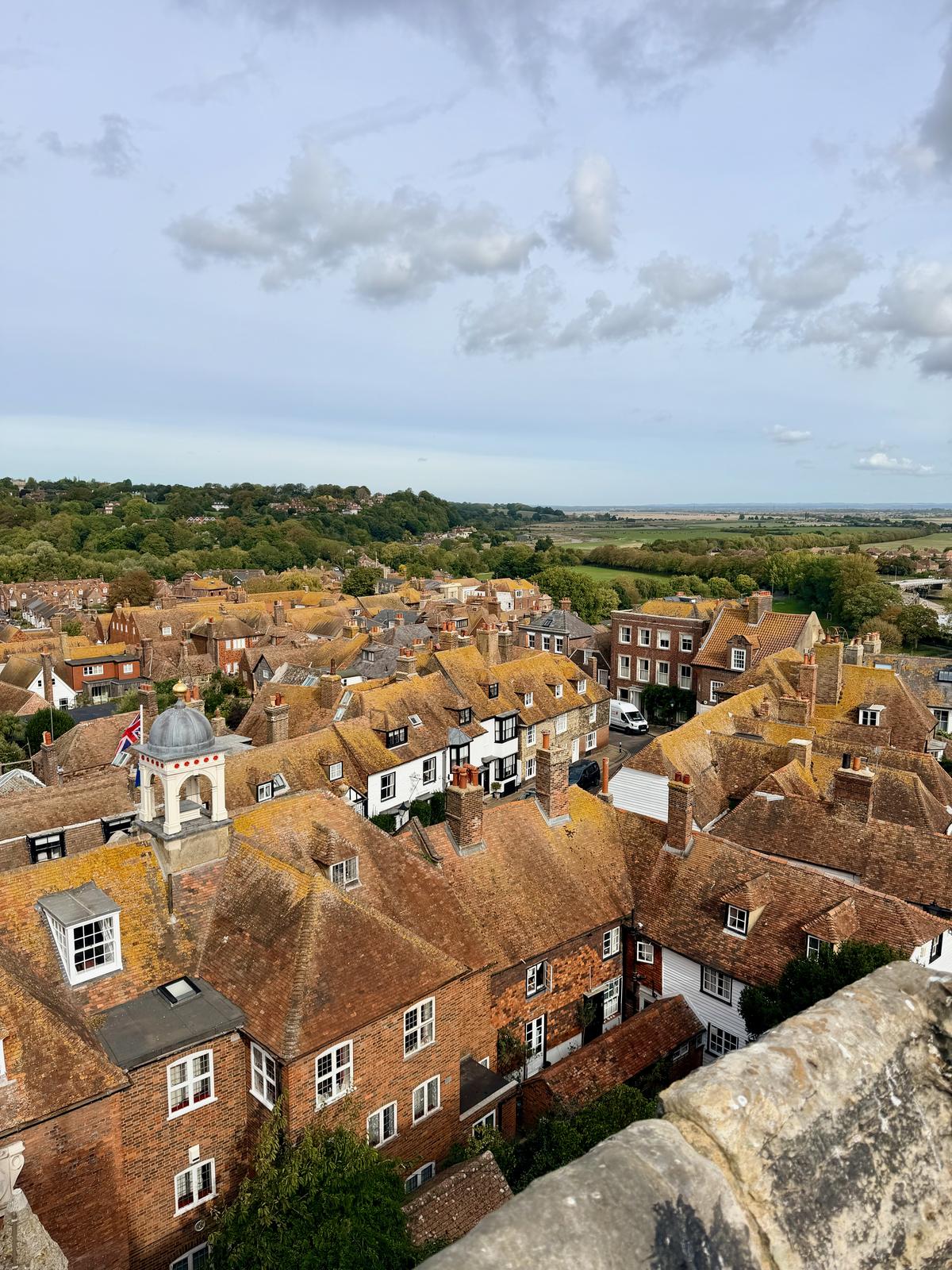 Rooftop view of Rye