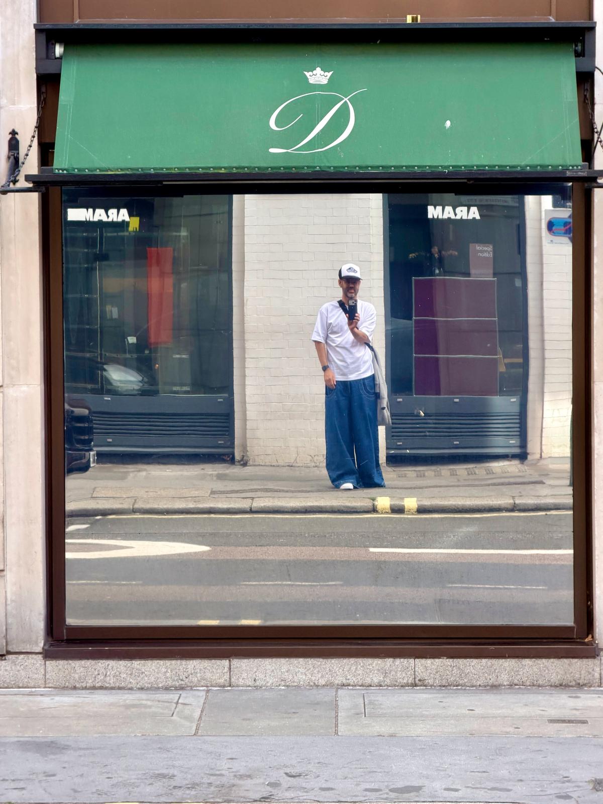 Me reflected in a window