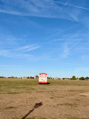 Ice cream van in field