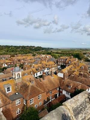 Rooftop view of Rye