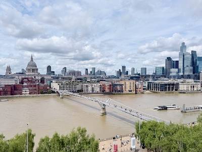 London skyline with St Pauls and the City