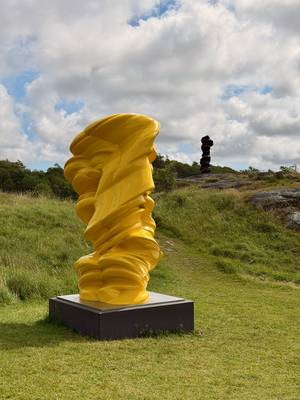 Yellow sculpture