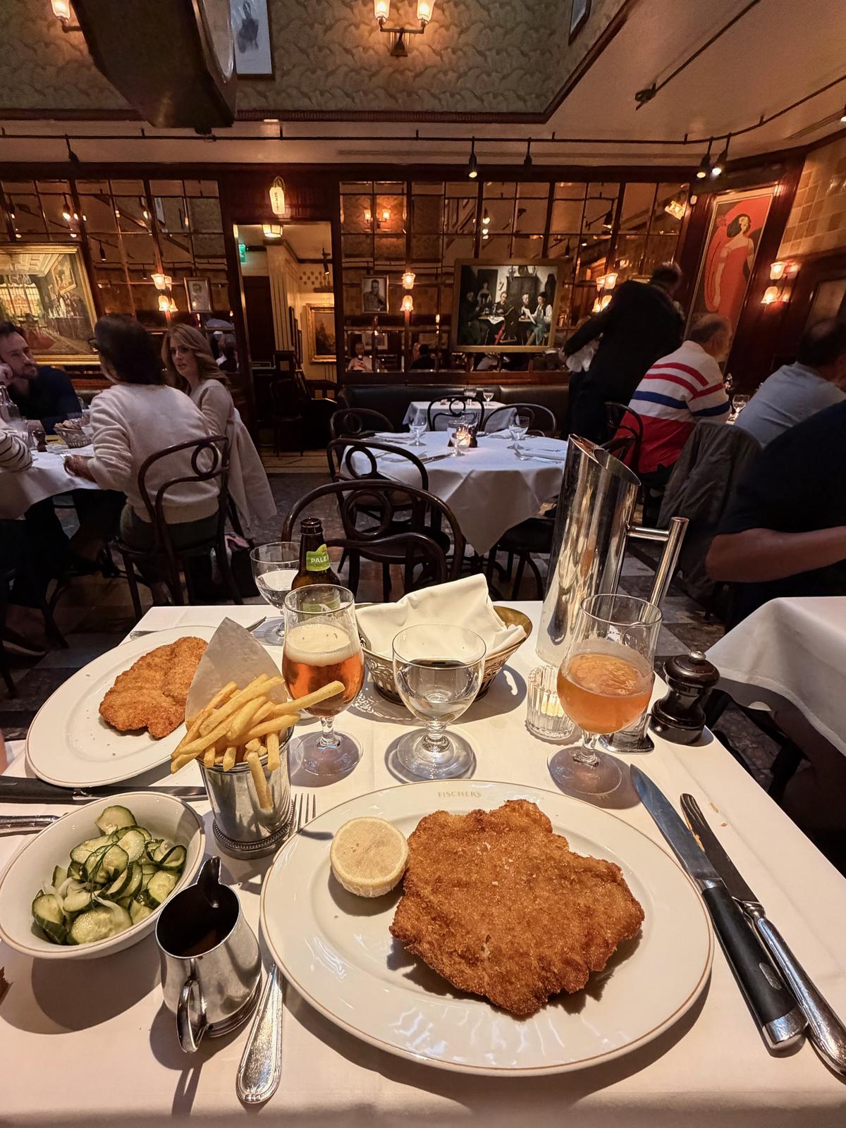 Schnitzel at Fischer’s