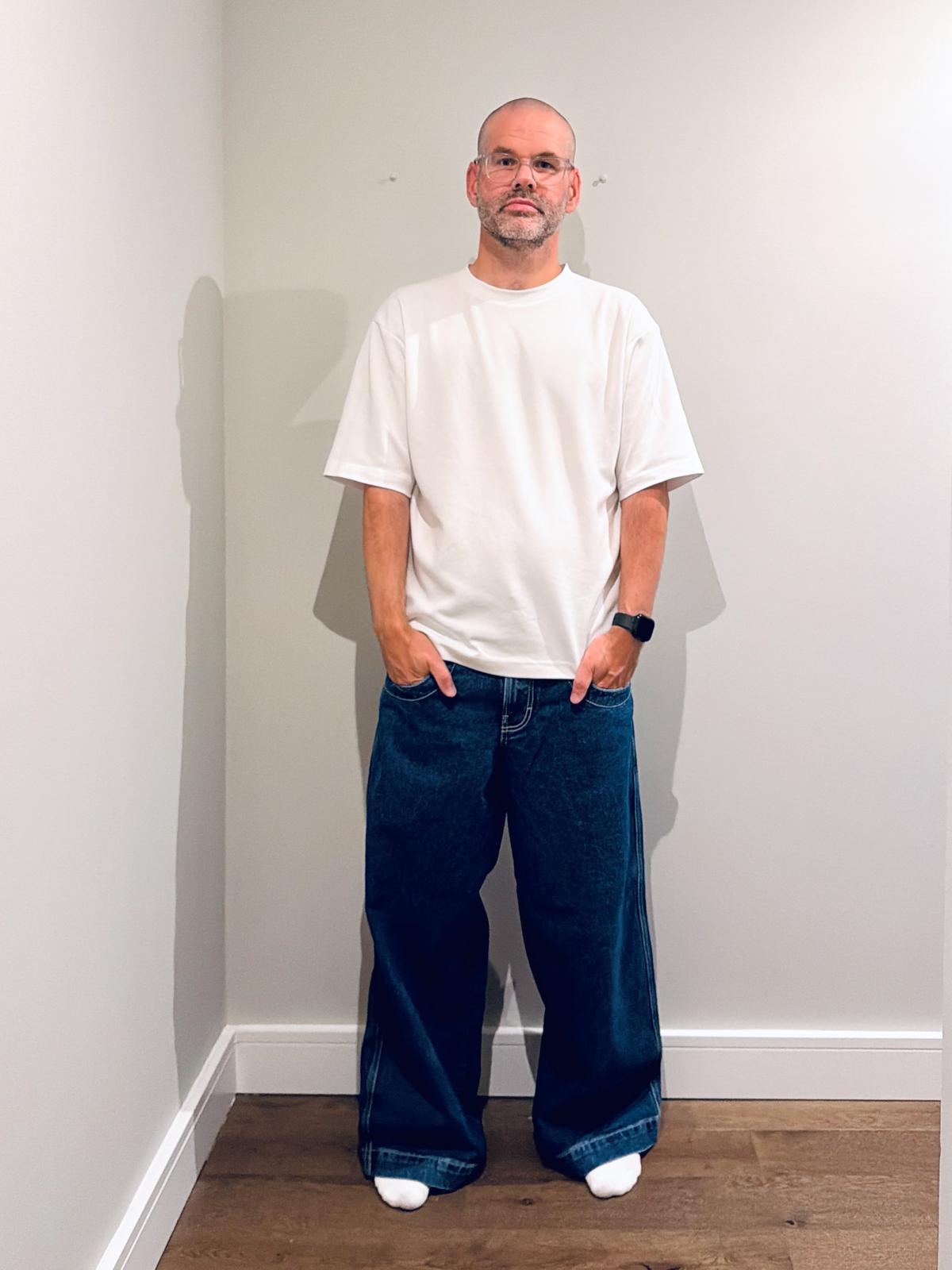 Me wearing JNCO 101 Twin Cannon (from the front)